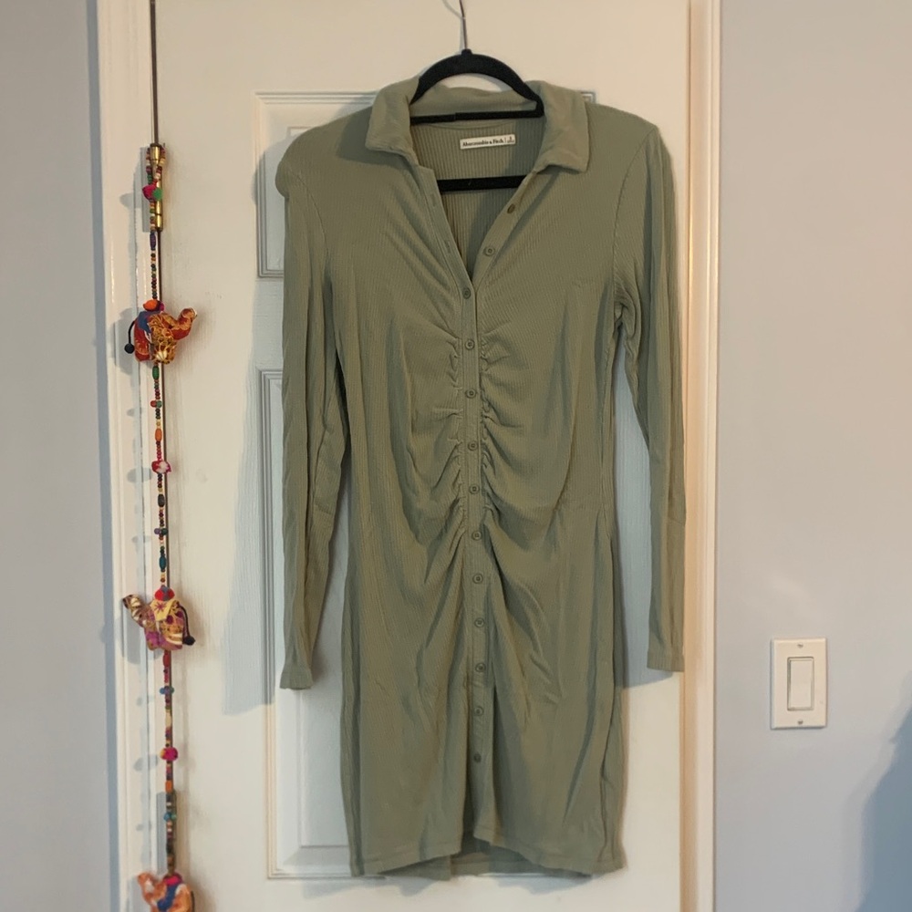 Abercrombie & Fitch Sage Long Sleeve Dress